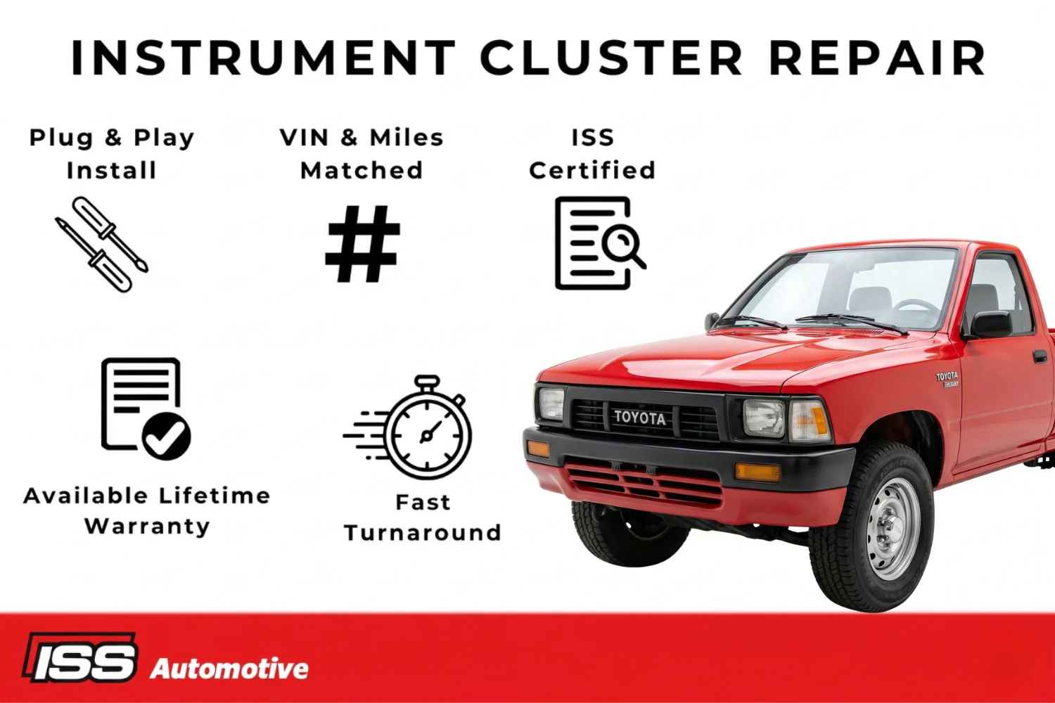 1995 Toyota Pickup - Instrument Cluster Repair - Image 3