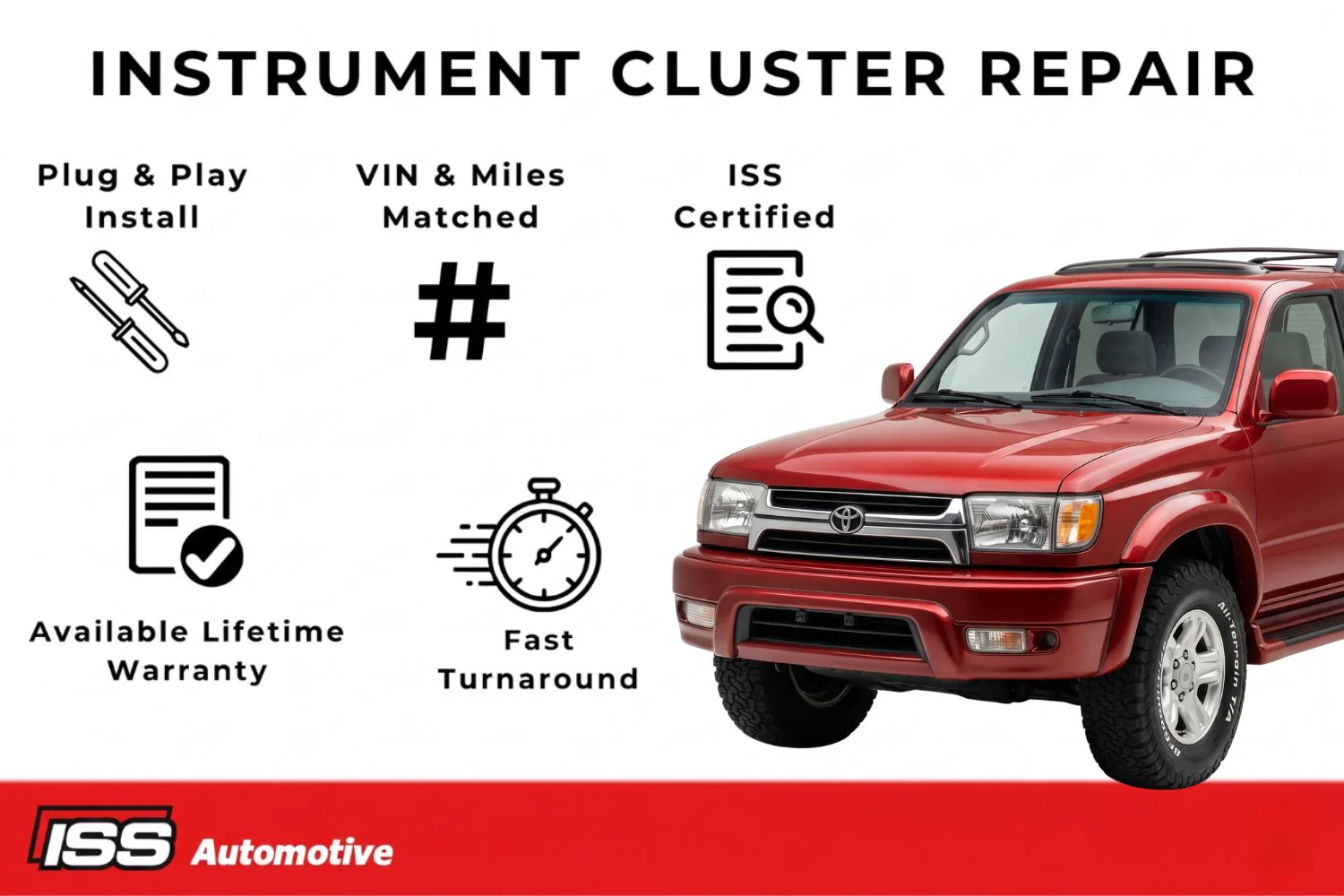 1999-2001 Toyota 4Runner - Instrument Cluster Repair - Image 3