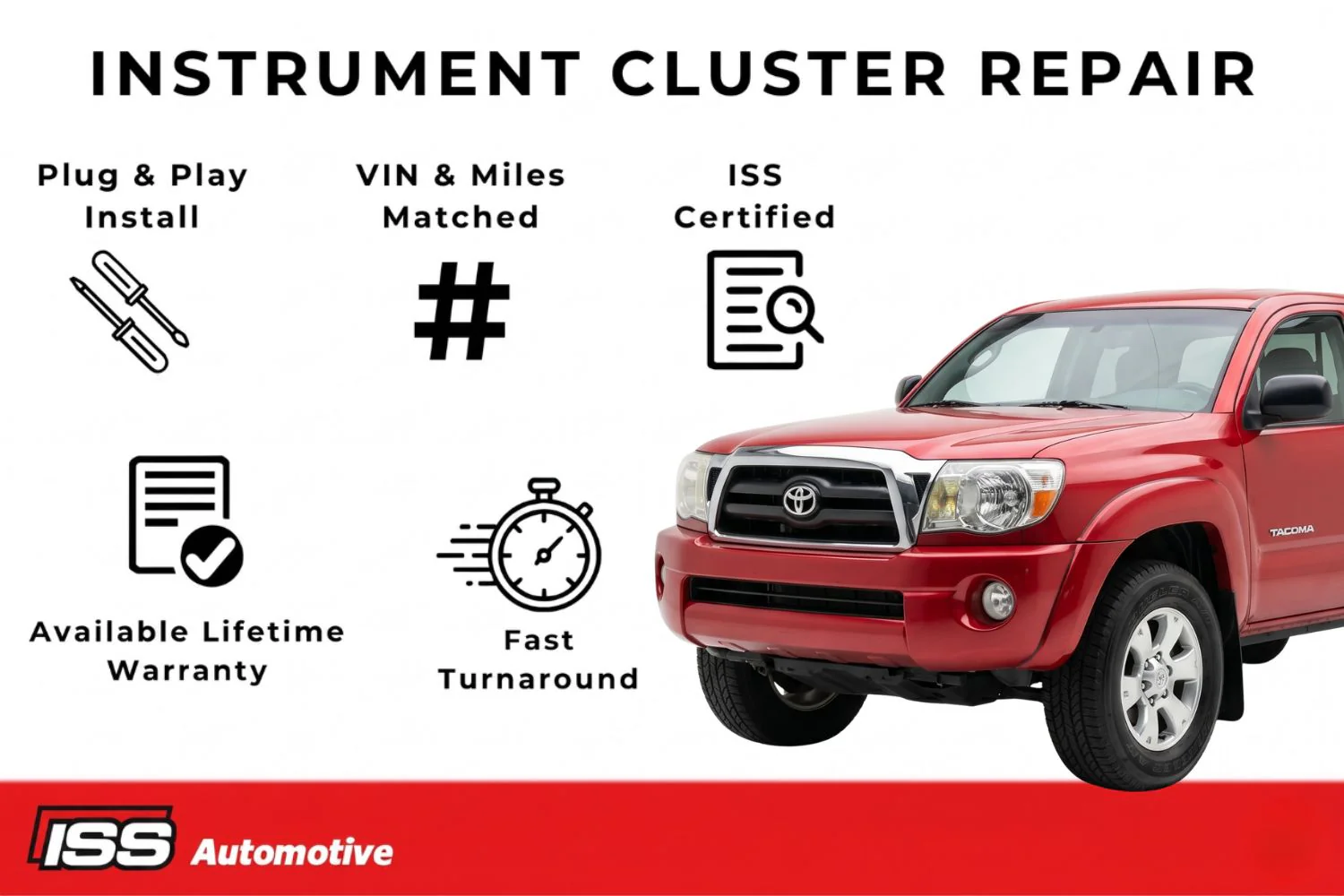 2005-2011 Toyota Tacoma - Instrument Cluster Repair - Image 3