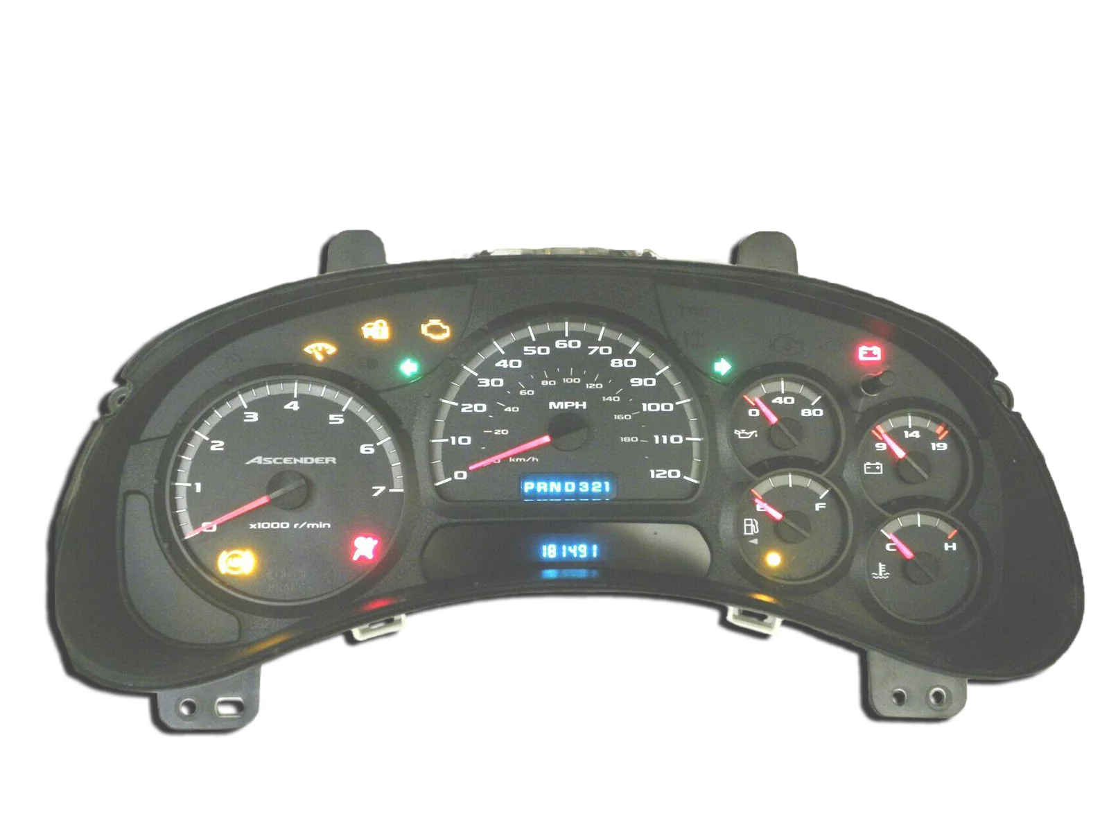 2005 Isuzu Ascender Instrument Cluster Replacement