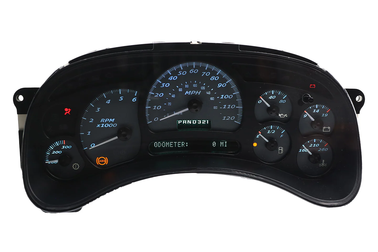 Apex Tungsten Custom Instrument Cluster Replacement - 2003-2006 GMC Sierra - Image 2