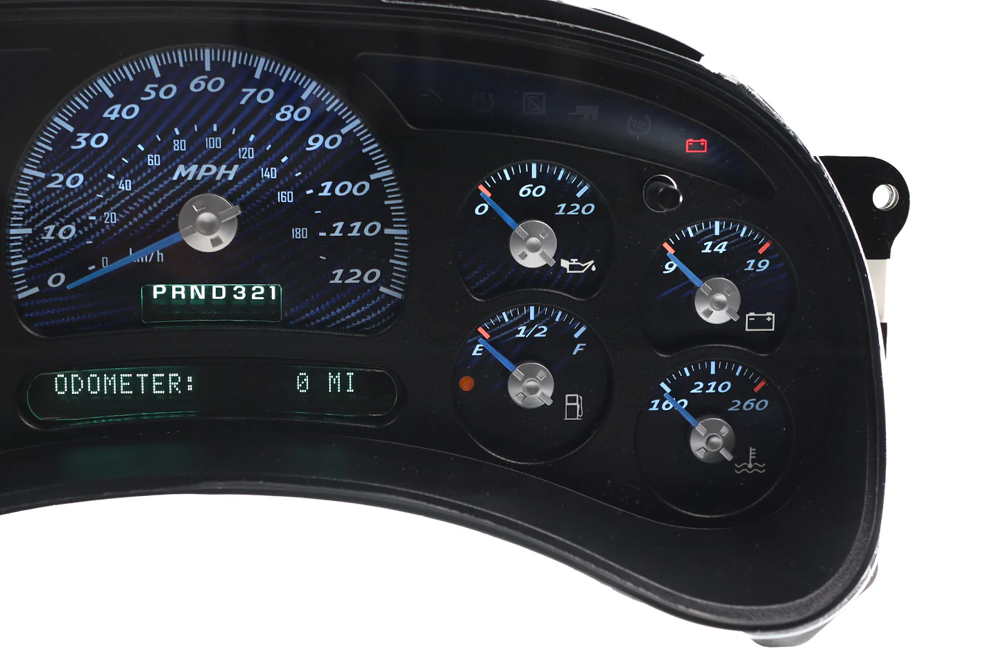 Redline Carbon Custom Instrument Cluster Replacement - 2003-2006 Chevy Silverado