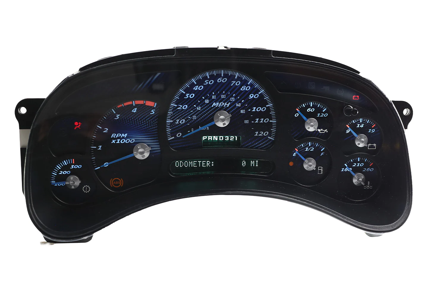 Redline Carbon Custom Instrument Cluster Replacement - 2003-2006 Chevy Silverado - Image 2