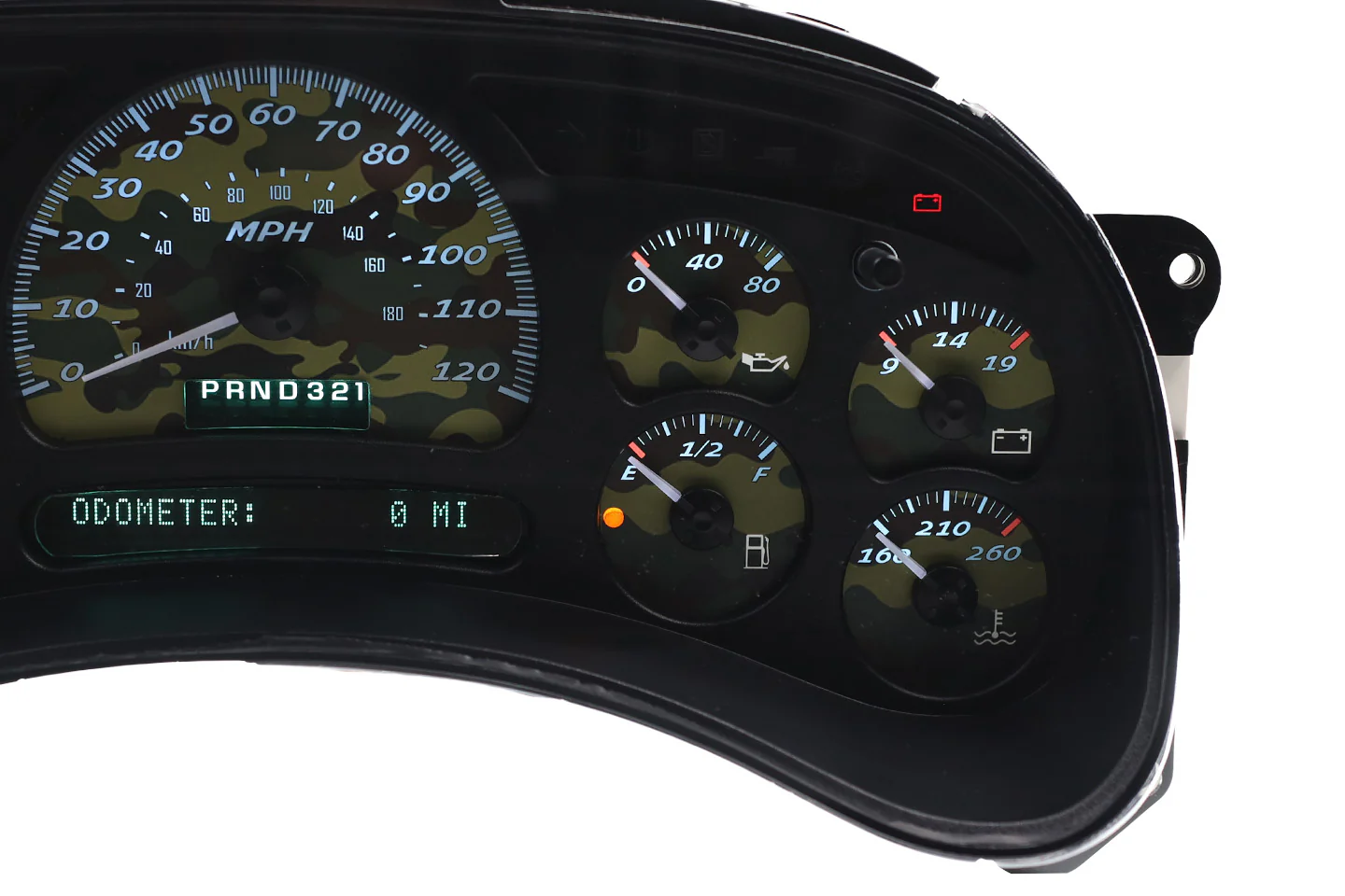 Timberline Edition Custom Instrument Cluster Replacement - 2003-2006 GMC Sierra
