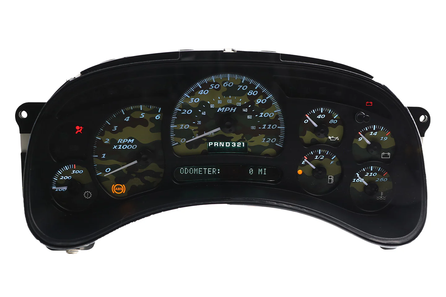 Timberline Edition Custom Instrument Cluster Replacement - 2003-2006 GMC Sierra - Image 2